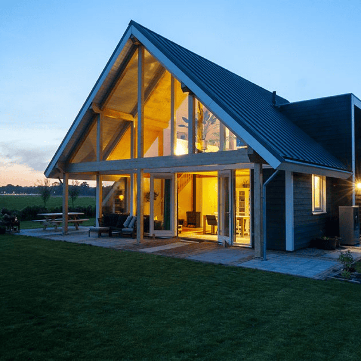 Exclusieve houten woning